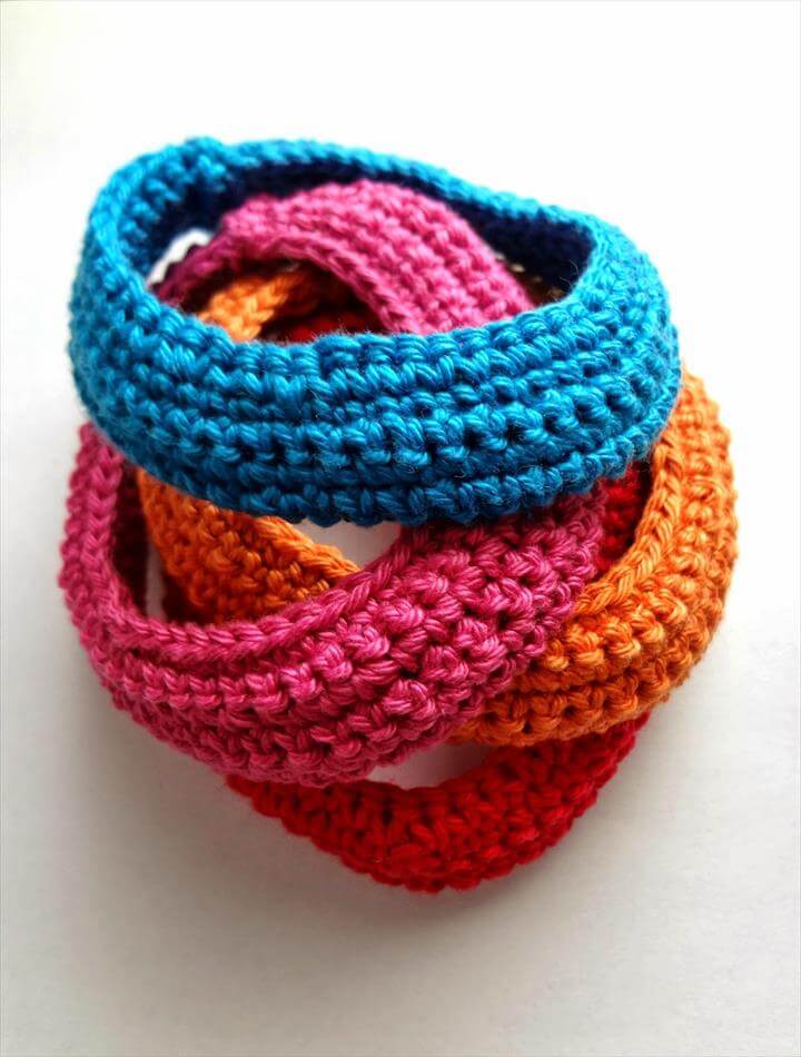 60 EyeCatching Crochet Bracelet Tutorials DIY to Make