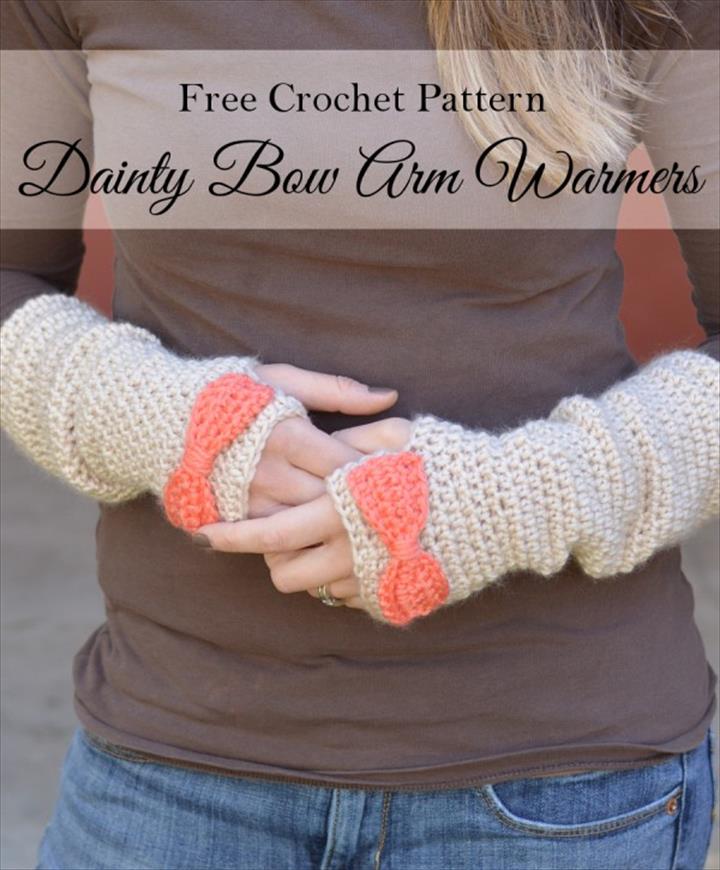 37 Awesome Basic Crochet Fingerless Armwarmers DIY to Make