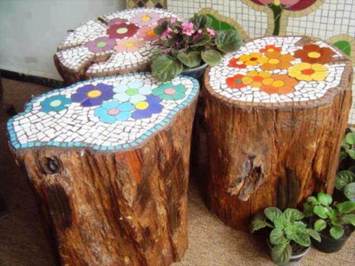 45 Amazing Ideas With Recycled Tree Trunks DIY to Make