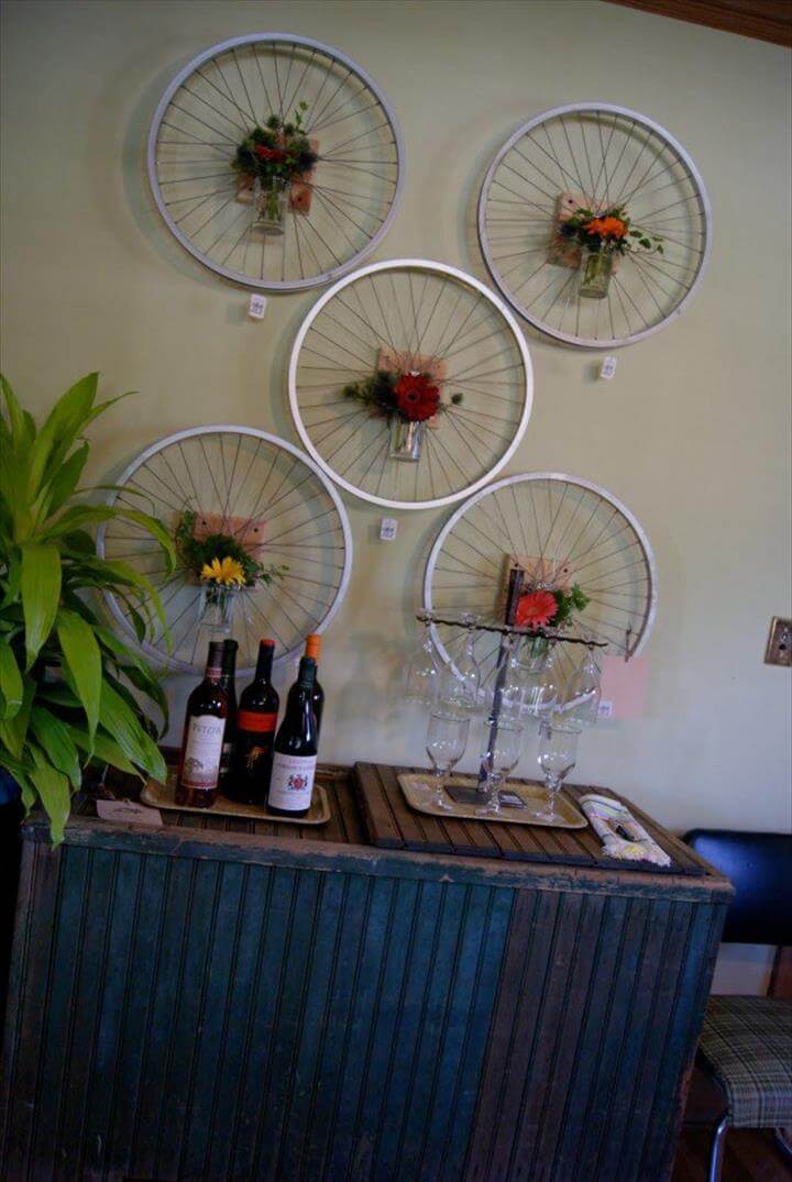 Top 33 Amazing Bike Wheels Craft Ideas | DIY to Make