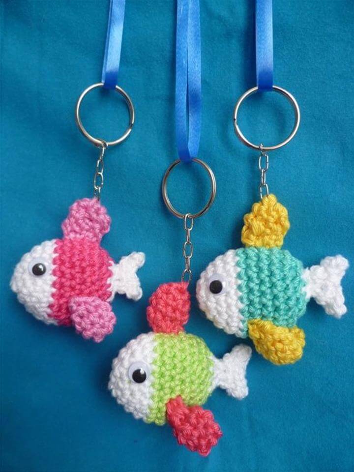 Crochet Mini Purse Keychain Patterns Free | Semashow.com