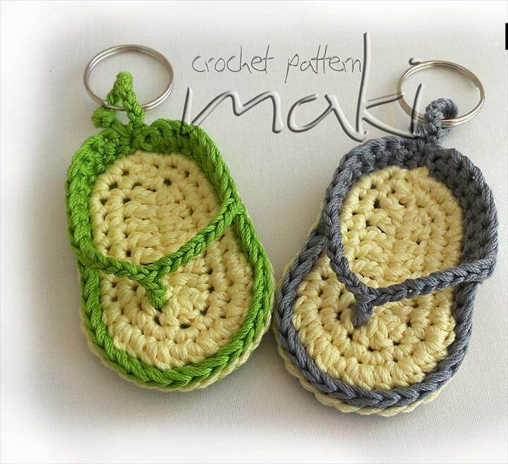 62 Easy Handmade Fun Crochet Pattern Keychains DIY to Make