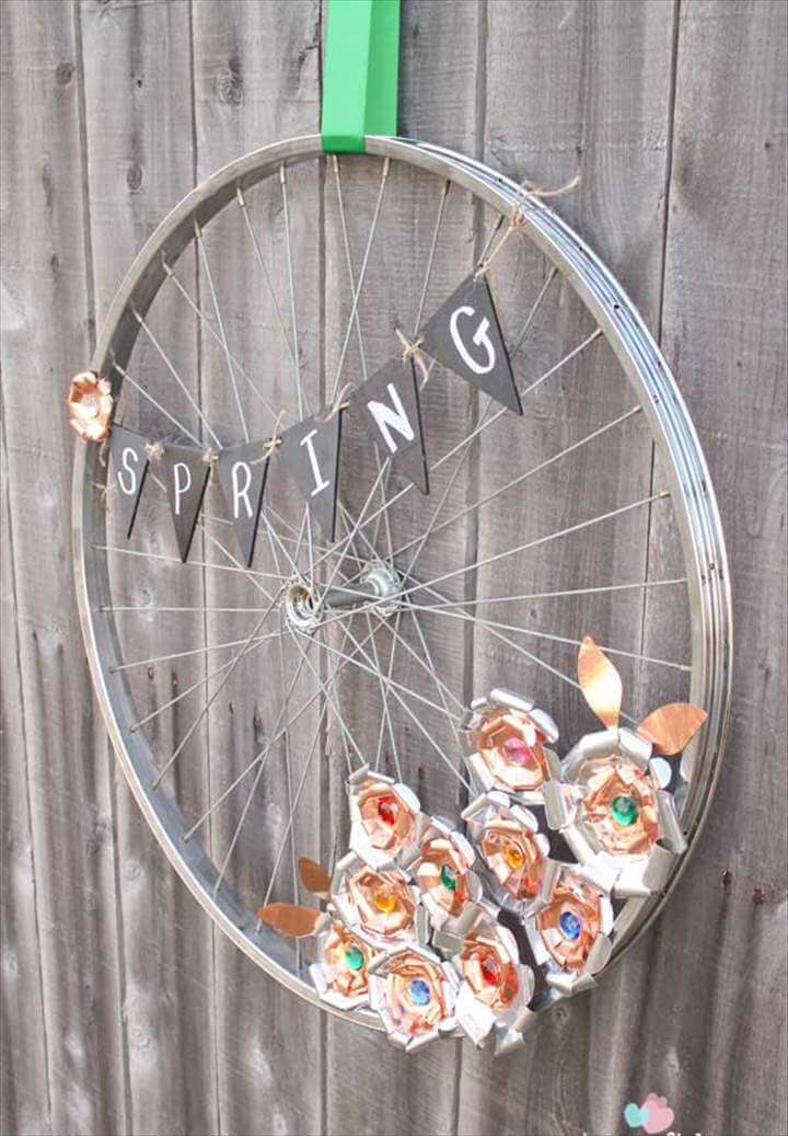 Top 33 Amazing Bike Wheels Craft Ideas | DIY to Make