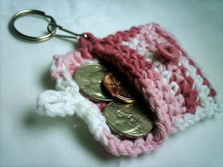 Handmade Crochet Keychain – Small Multicolor Wool Animal Charms (Made In Jordan)