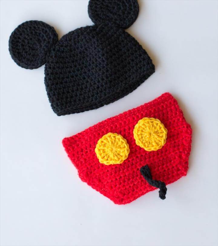 Minnie Mouse Diaper Cover Crochet Pattern Free - Hot Girls ...