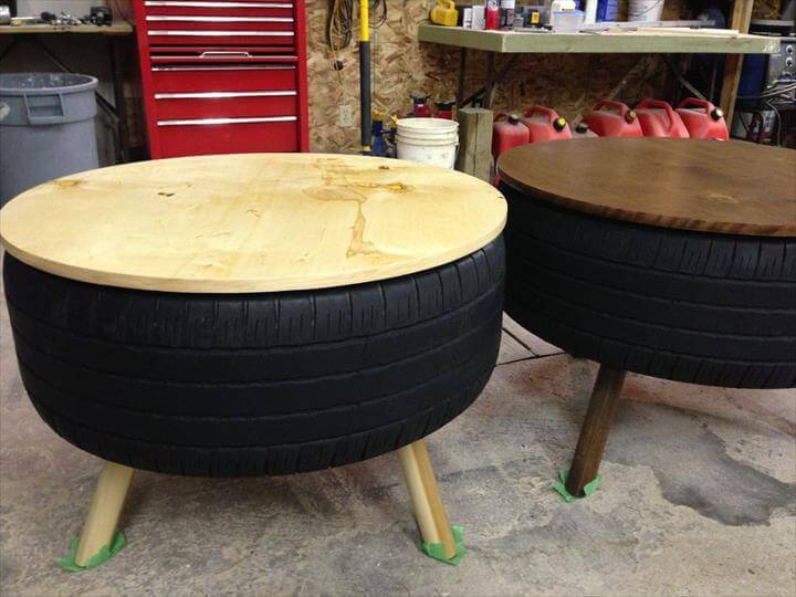 60 Quick Easy Spare Tire Ideas Diy To Make Recycled Tire Coffee Table