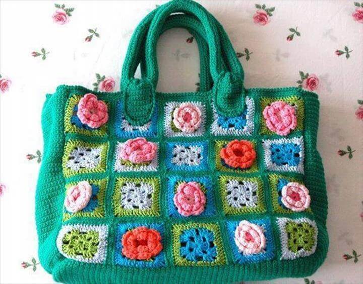 42 Fabulous Handmade Crochet Bag & Purses DIY to Make