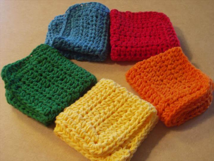 56 Quick & Easy Crochet Dishcloth DIY to Make