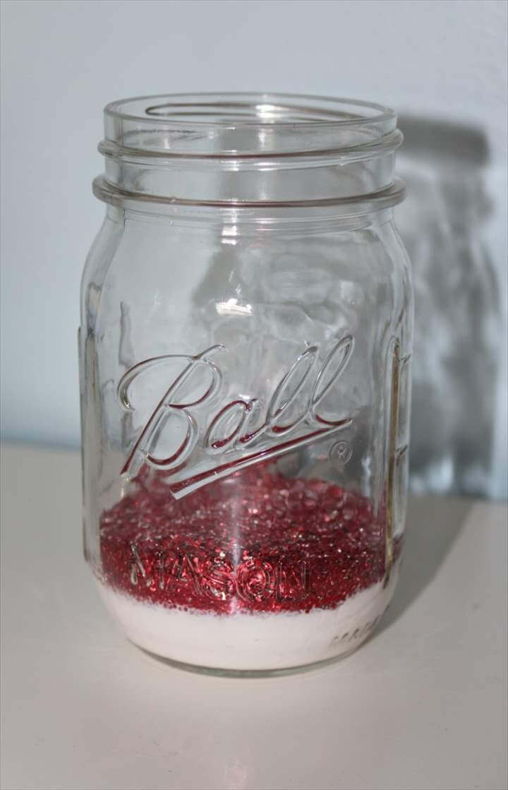 35 DIY Glitter Mason Jar Tutorial DIY to Make