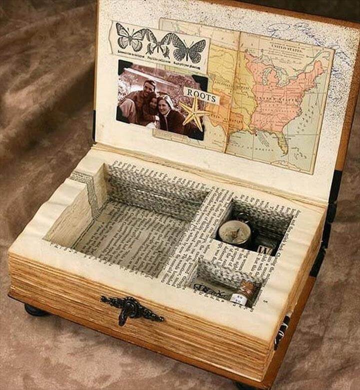 25 Easy Things To Do With Old Books DIY to Make