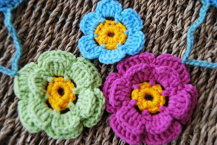 22 Super Easy Crochet Flower Pattern DIY to Make