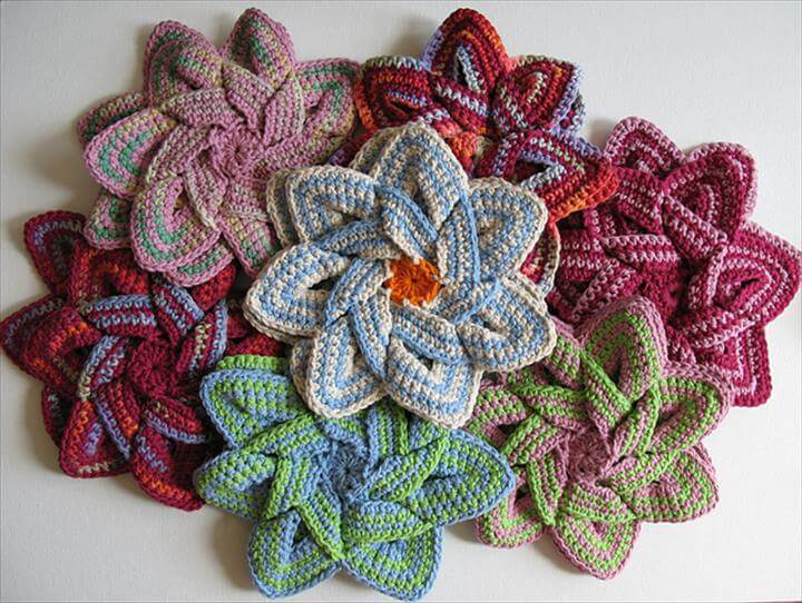 34 Easy Quick Crochet Flowers Pattern | DIY to Make