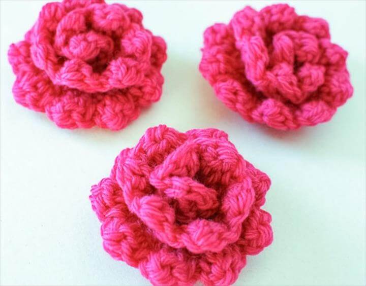 34 Easy Quick Crochet Flowers Pattern DIY to Make