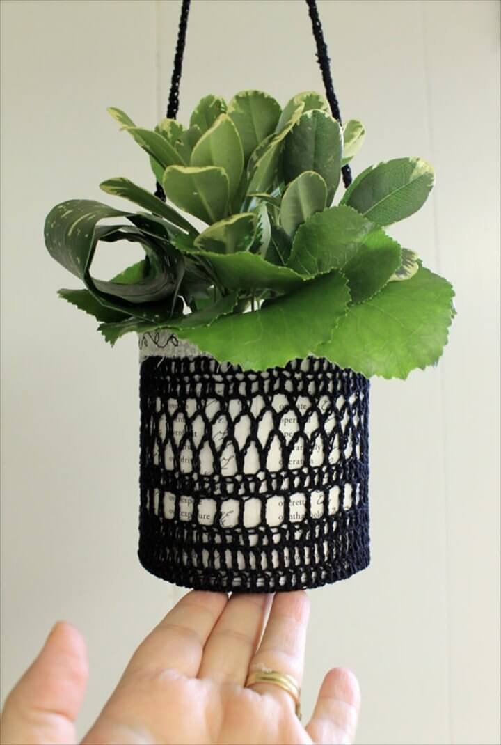 13 Easy Crochet Flower Pot Hanging | DIY to Make