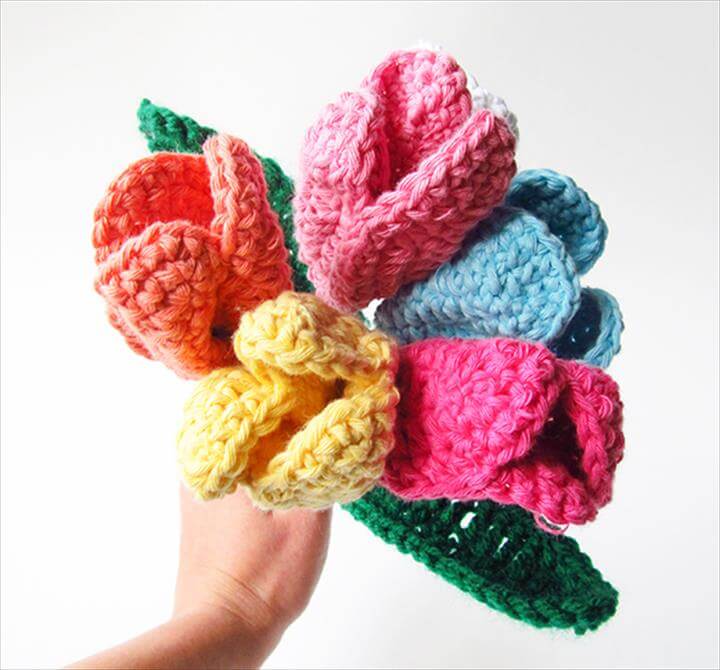 37 Flower Bouquet Crochet Pattern Free DIY to Make