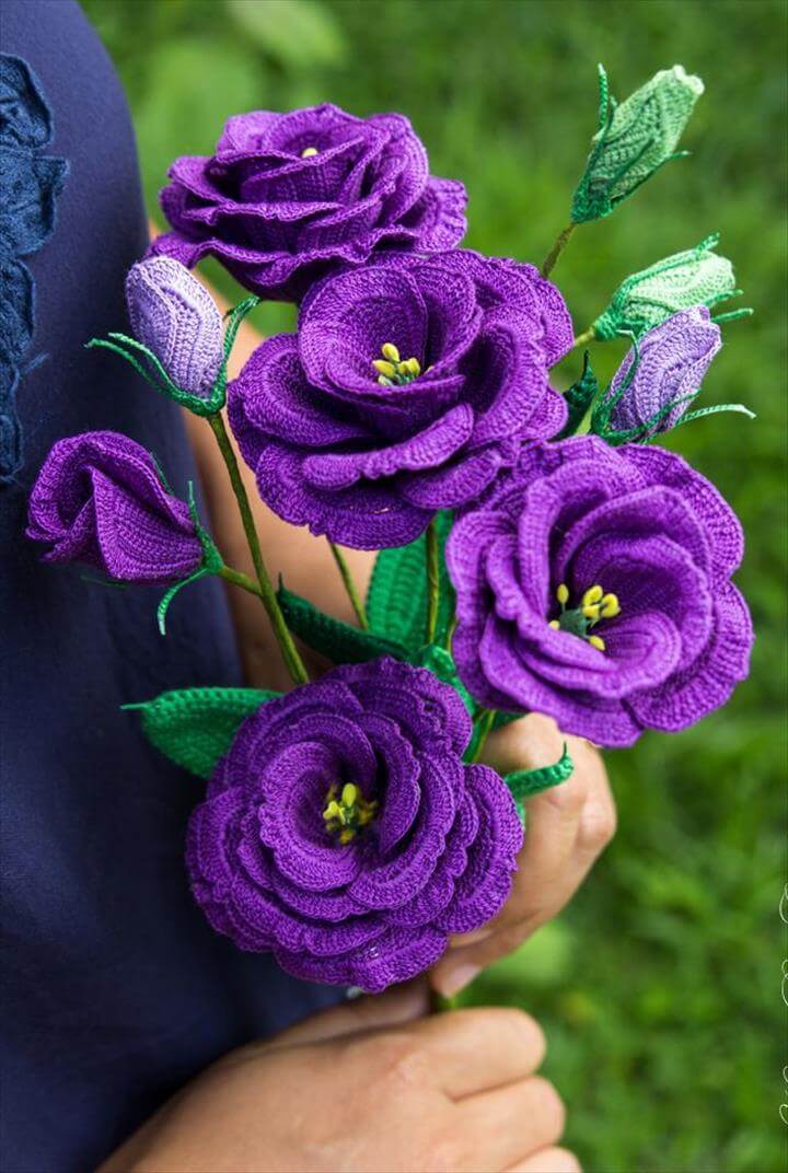 37 Flower Bouquet Crochet Pattern Free DIY to Make