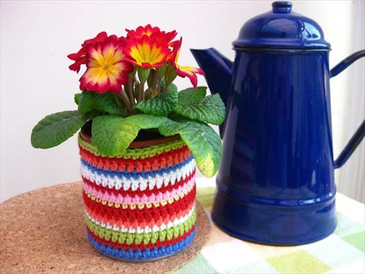 Crochet Flower Pot
 20 Free Crochet Flower Pot Patterns