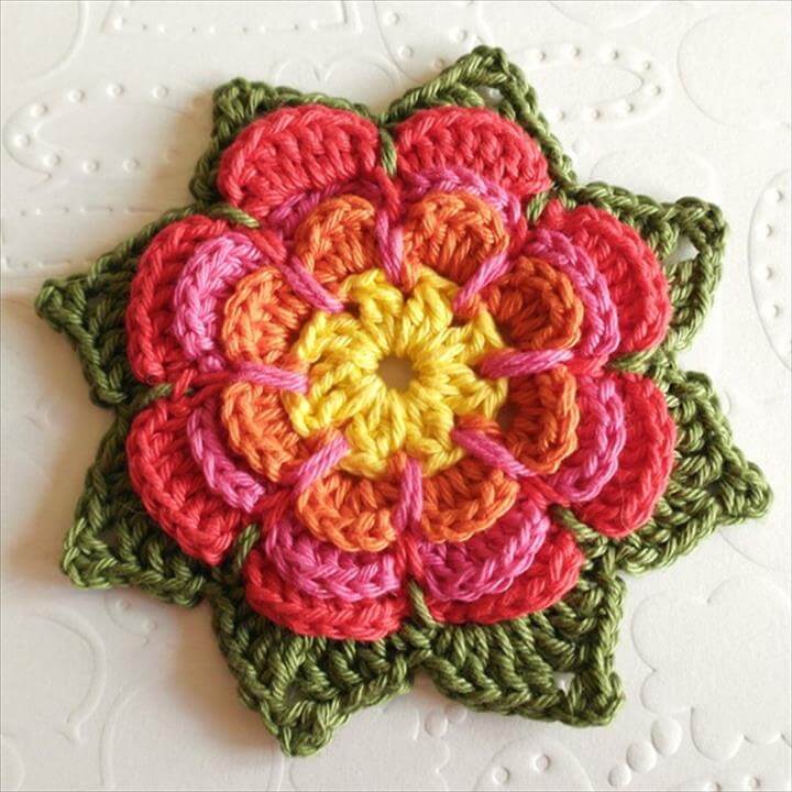 42 Cute Crochet Flower Things Ideas DIY to Make