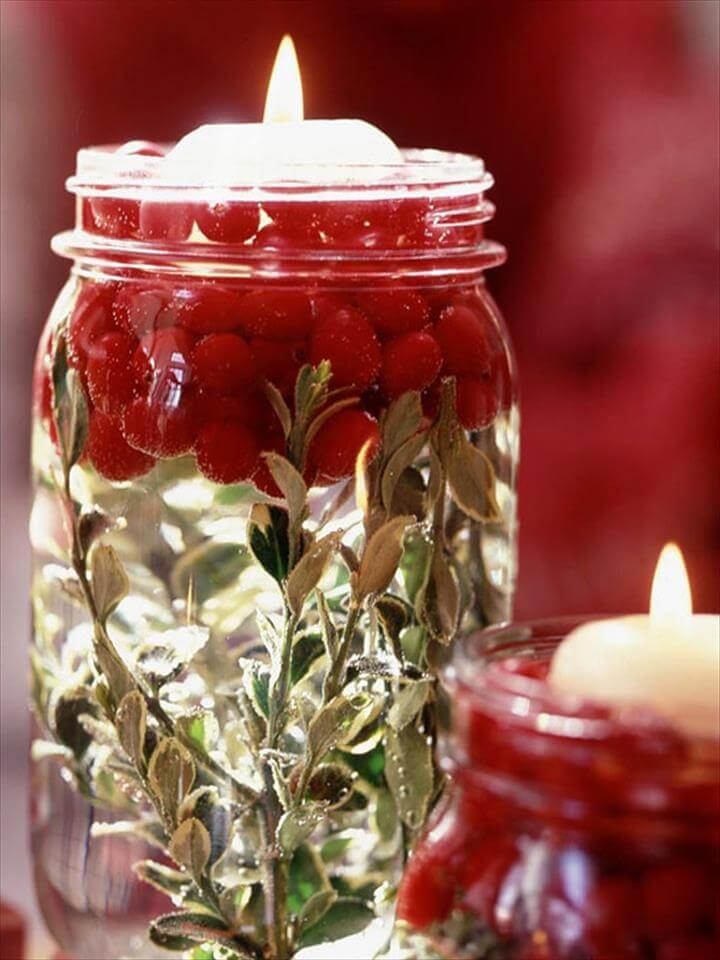 15 Mason Jar Decor & Centerpiece Ideas DIY to Make