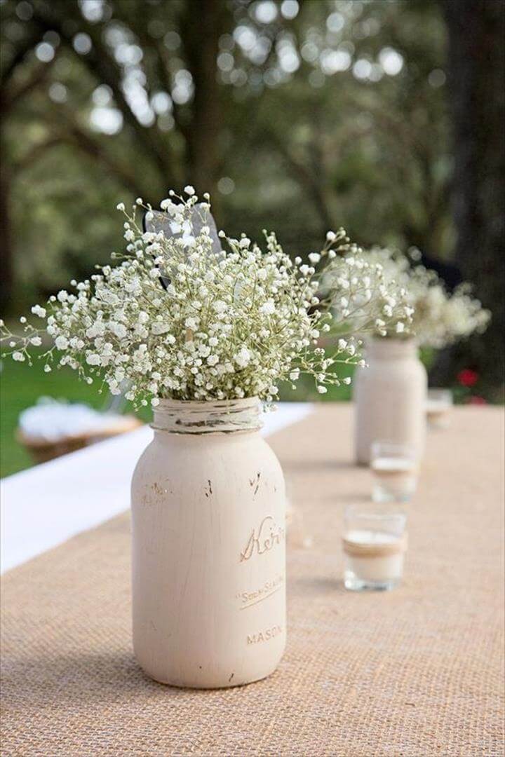 15 Mason Jar Decor & Centerpiece Ideas DIY to Make