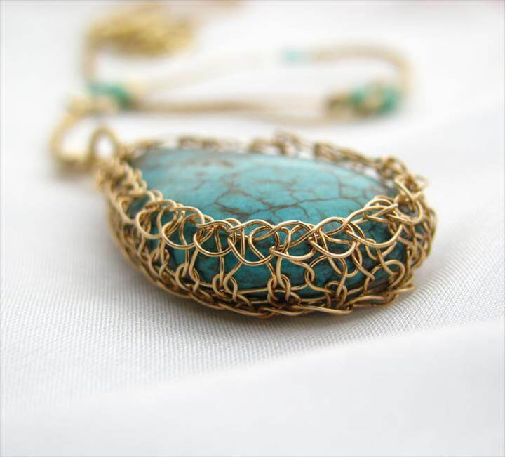 44 Handmade Wire Wrapped Jewelry Idea DIY to Make
