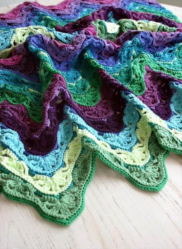 38 Crochet Blanket Patterns & Ideas DIY to Make