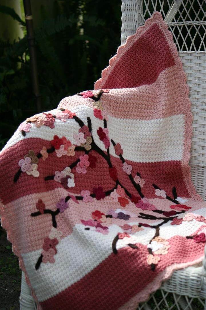 38 Crochet Blanket Patterns & Ideas DIY to Make