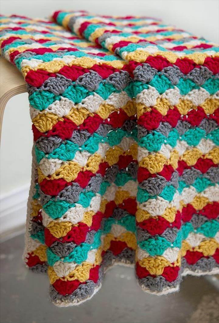38 Gorgeous Crochet Blanket Patterns & Ideas | DIY To Make