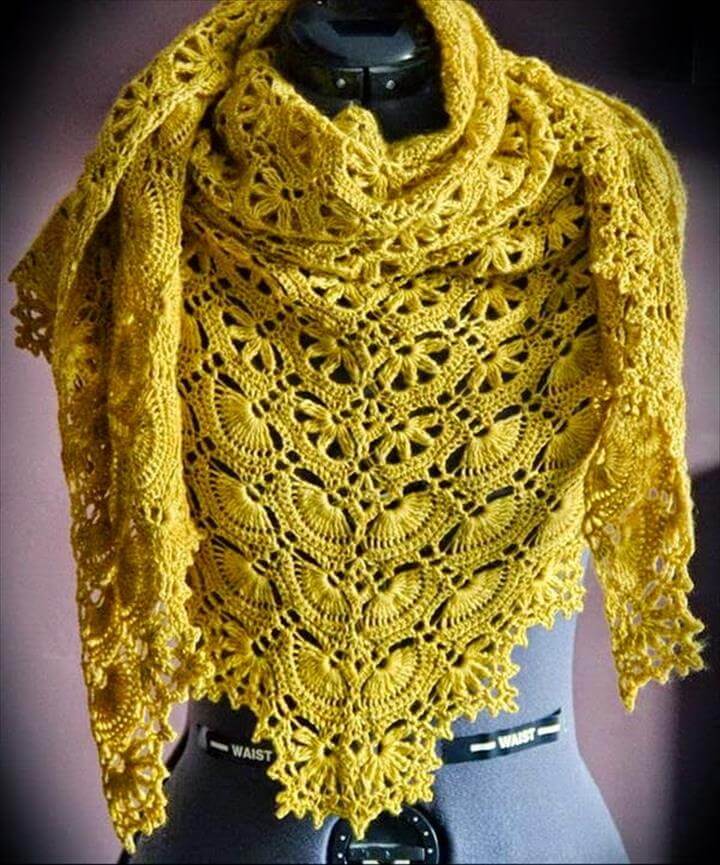 18 Quick &amp; Easy Crochet Shawl Pattern | DIY to Make