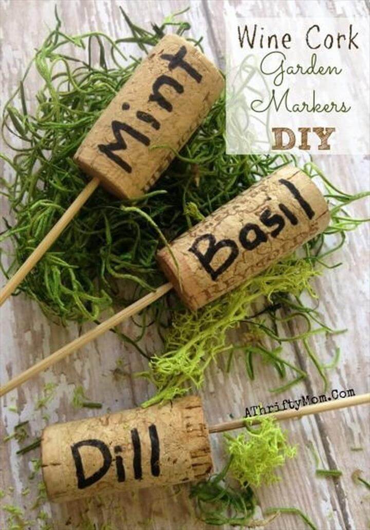 24 DIY Garden Plant Markers, Plant Label Ideas DIY to Make