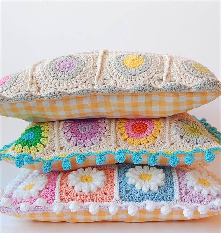 18 Beautiful Free Crochet Pillow & Cushion Patterns | DIY To Make