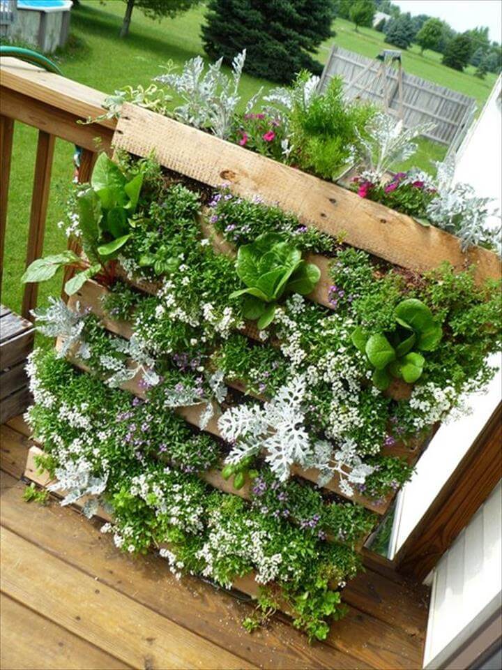 15 Handmade Pallet Garden Planters | DIY to Make