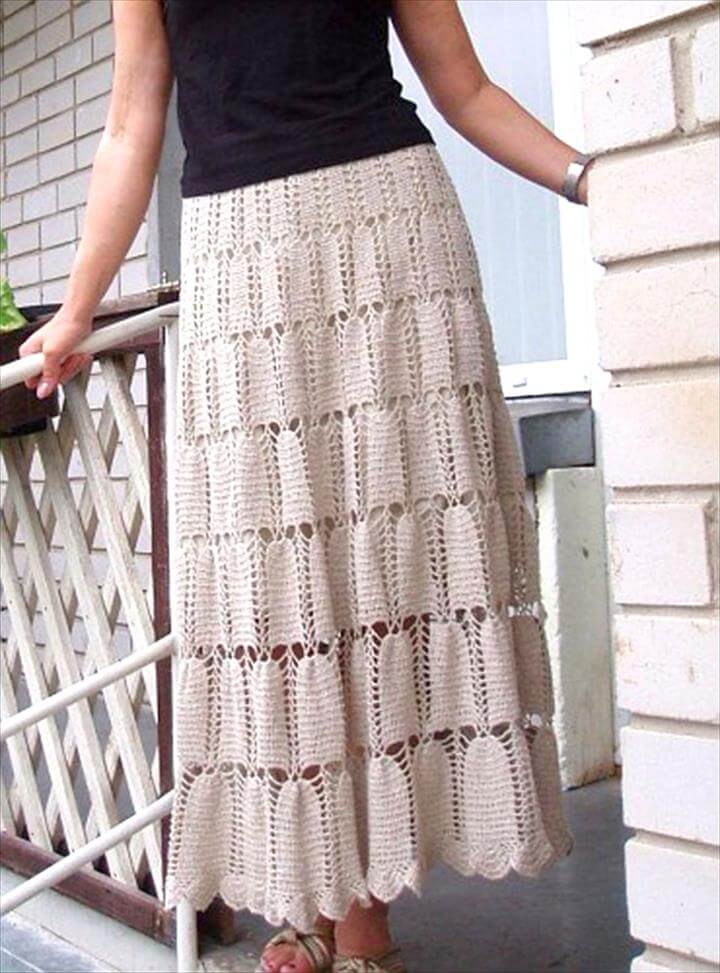 15 Amazing Crochet Skirt Free Pattern | DIY to Make