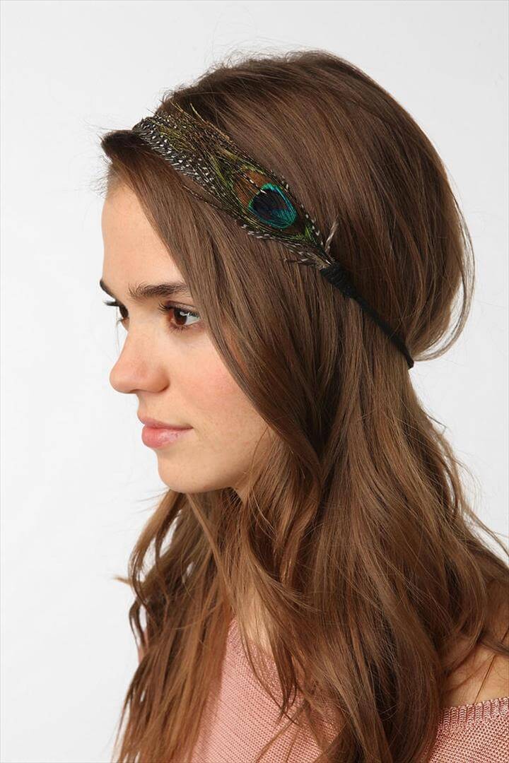 14 DIY Feather Hair Accessories Suggestions DIY to Make image
