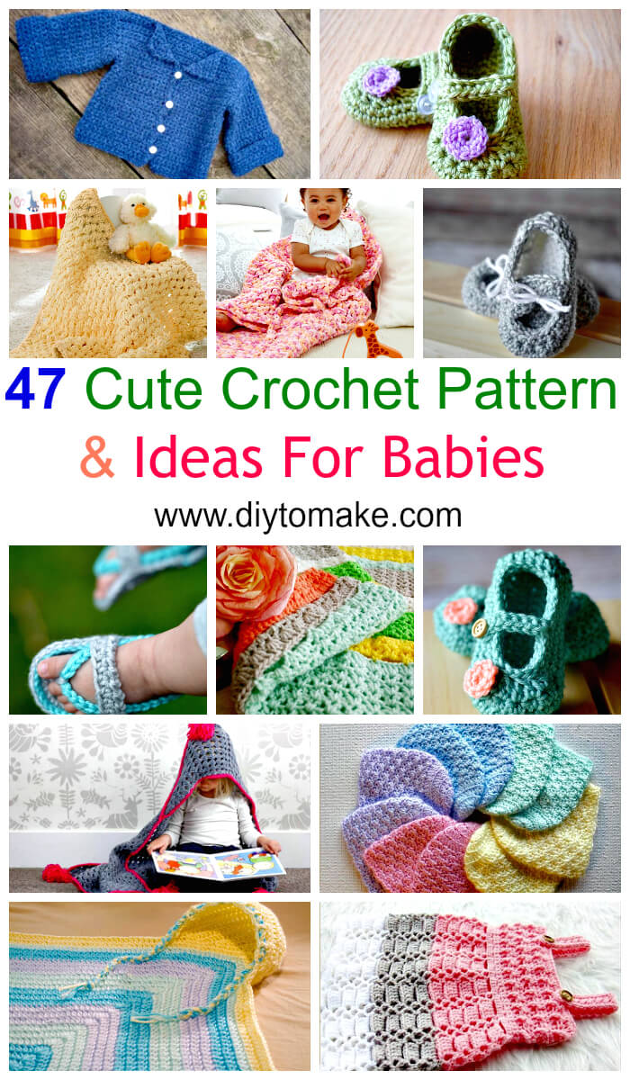 47 Cute Crochet Pattern & Ideas For Babies DIY to Make