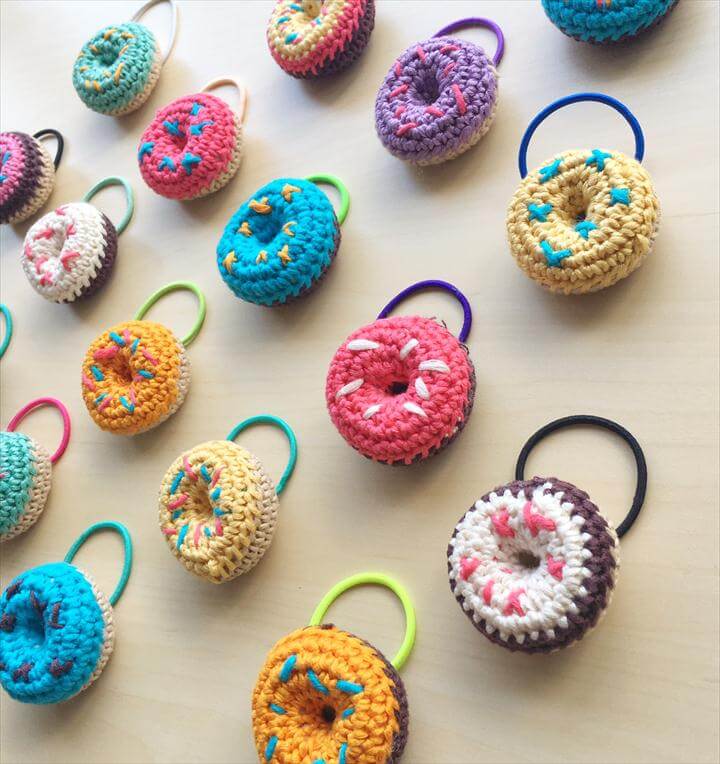 38 Crochet Hair Ties Free Pattern To Make DIY to Make
