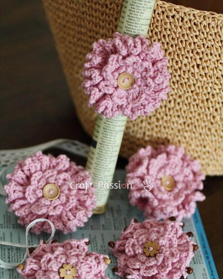 38 Crochet Hair Ties Free Pattern To Make DIY to Make