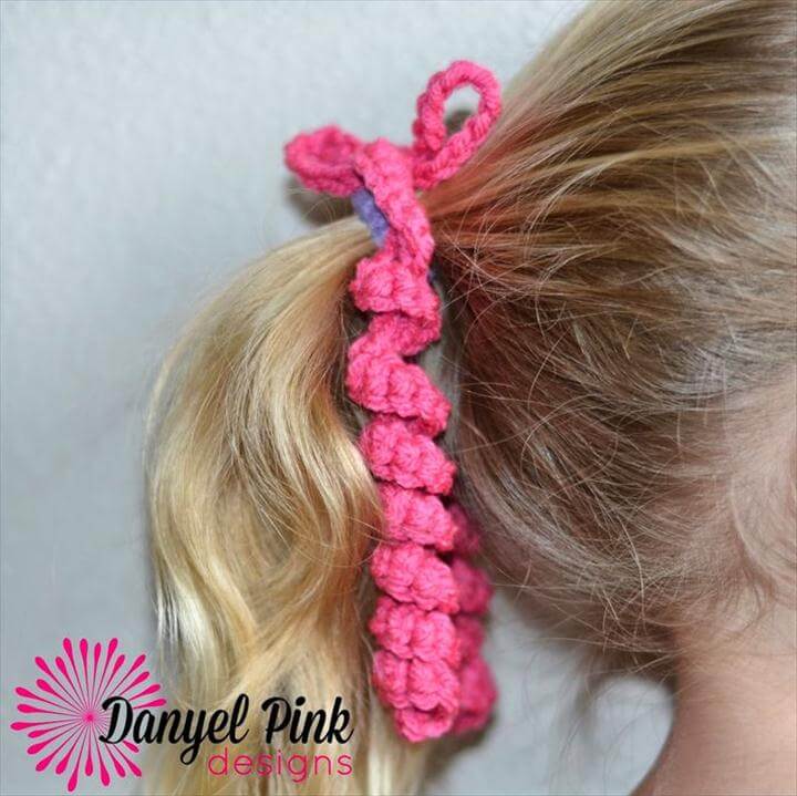 38 Crochet Hair Ties Free Pattern To Make DIY to Make