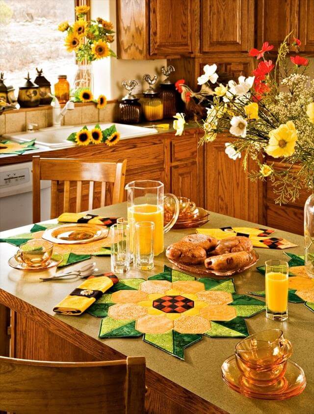 11 DIY Sunflower  Kitchen  Decor  Ideas