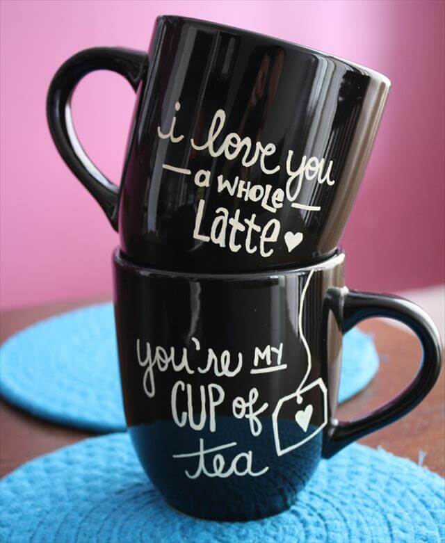 14 Sharpie Dish And Mug Diy Designs