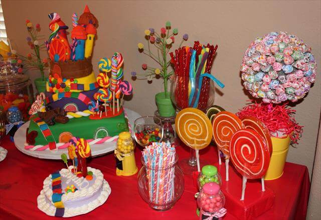 11 DIY Candy Party decor & Centerpiece Ideas
