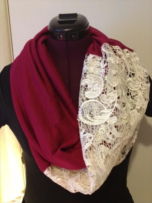  Lace Infinity Scarf