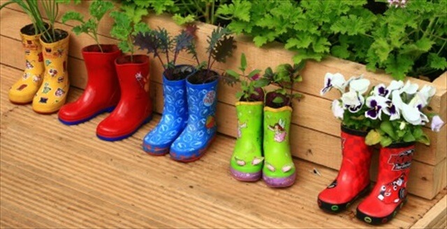 Recycled Container Gardening Ideas