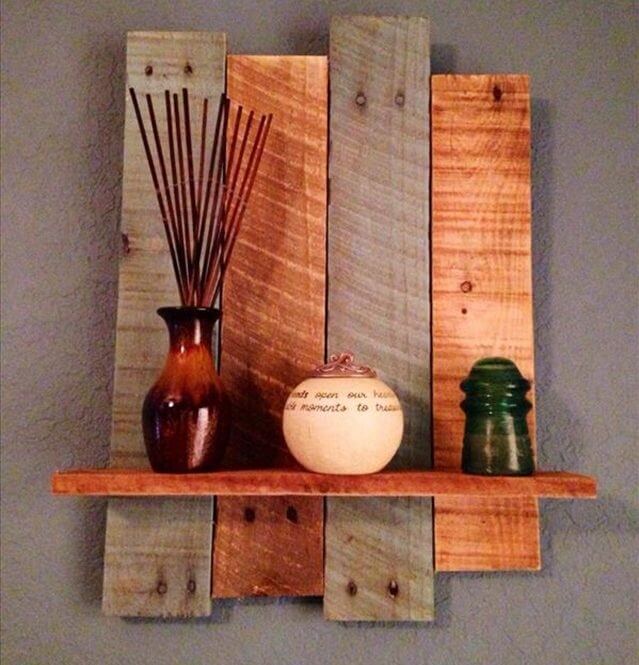 32 Diy Rustic Pallet Shelf Ideas