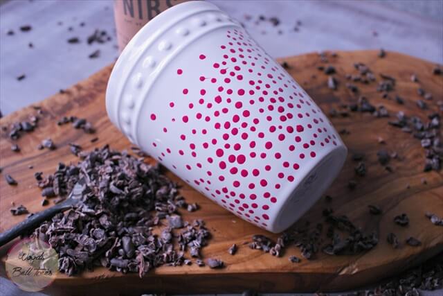 polka dot mug design
