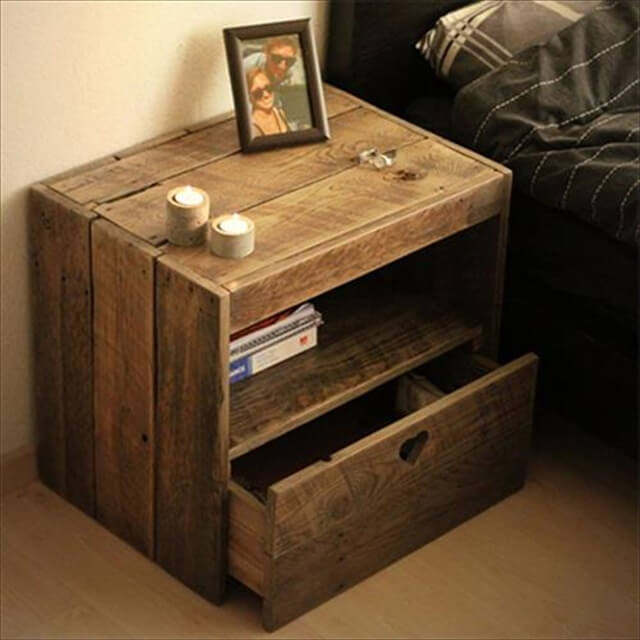 26 Diy Pallet Side Table Amazing Pallet Side Table