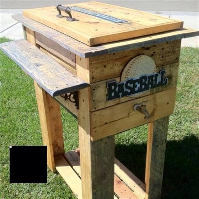 9 DIY Pallet Cooler Ideas