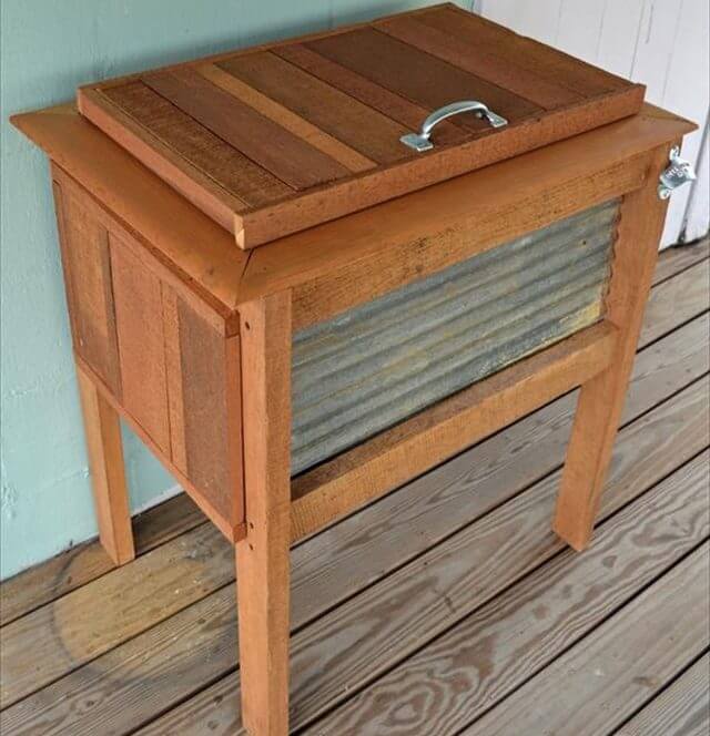 9 Diy Pallet Cooler Ideas