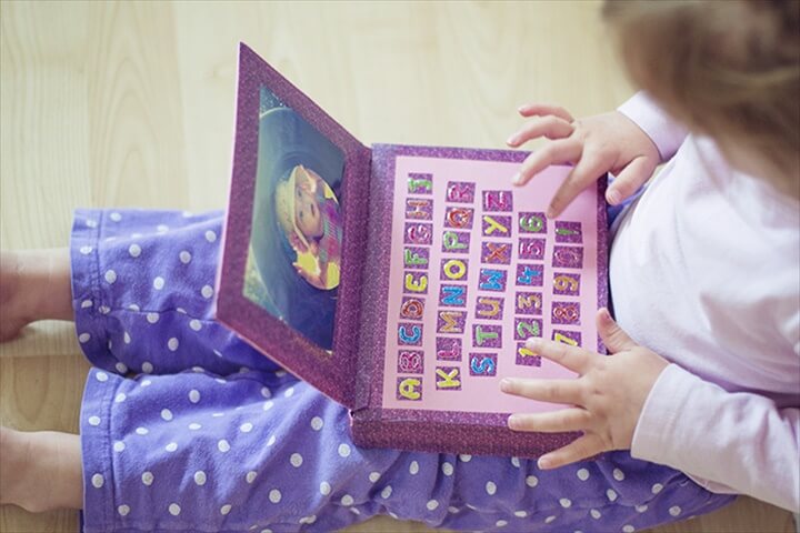 Как создать планшет. Детский компьютер из коробки. Компьютер своими руками для детей. Поделка из картона компьютер. Поделка планшет.