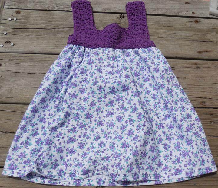 crochet baby summer dress